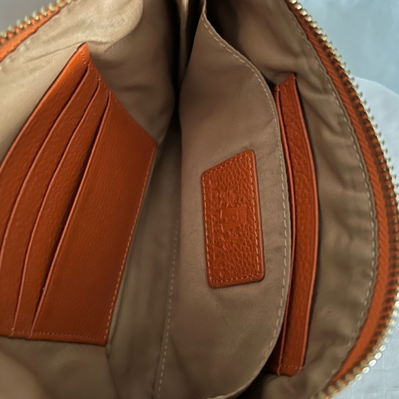 Rowallan Of Scotland Orange Leather Pouch - Picture 4 of 8